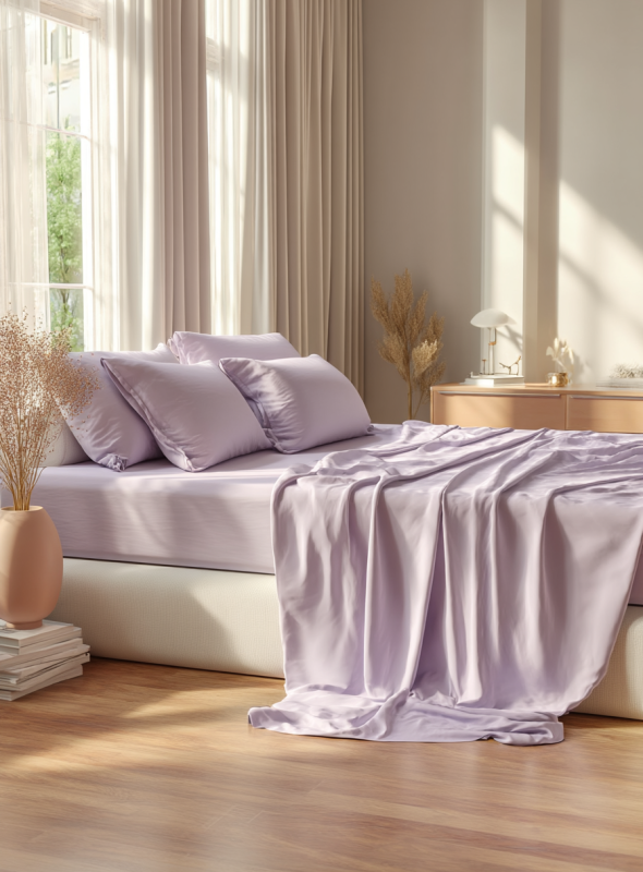 Комплект постельного белья из тенселя Лаванда (Tencel)